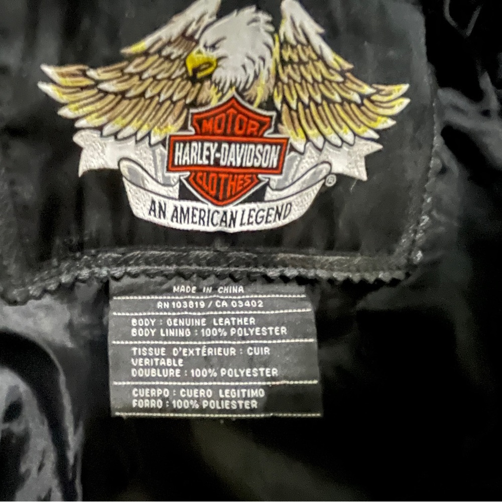 HARLEY DAVIDSON “STARGAZE”LEATHER JACKET - Picture 10 of 16